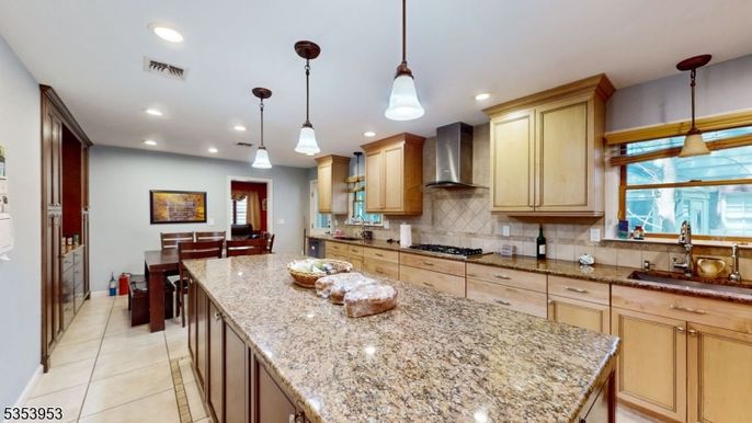 Dining room, Interior, Kitchen, Pendant Lights, Recessed Lighting