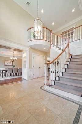 Chandelier, Dining room, Interior, Recessed Lighting