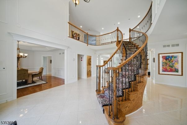 Chandelier, Dining room, Interior, Recessed Lighting, Wood Texture Flooring