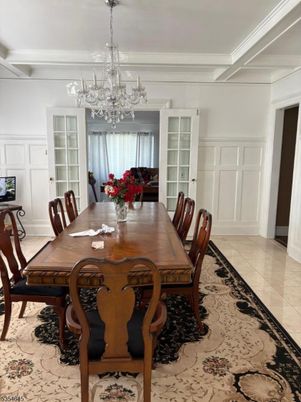 Chandelier, Dining room, Interior
