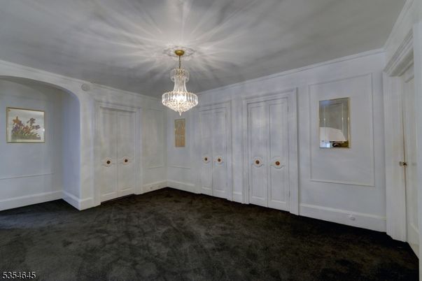 Chandelier, Empty room, Interior