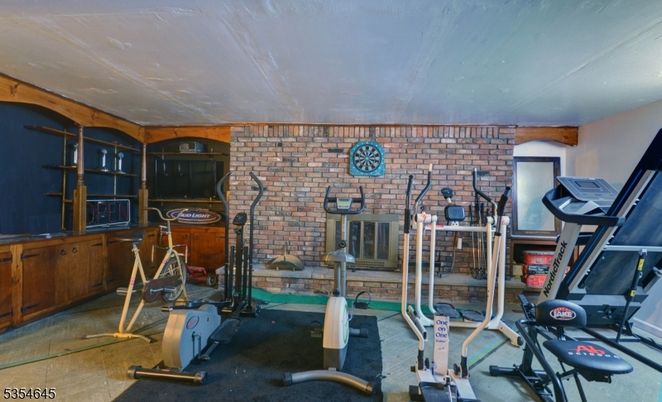 Fitness Equipment, Interior, Stone Walls