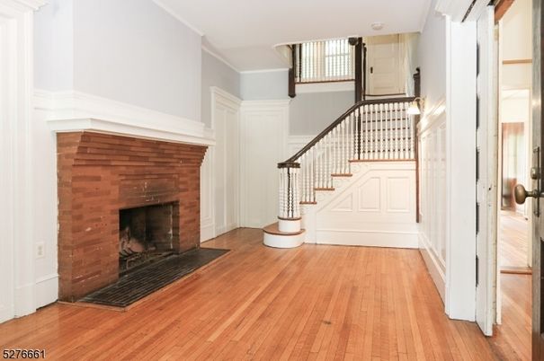 Fireplace, Interior, Wood Texture Flooring