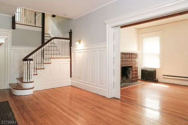 Fireplace, Interior, Wood Texture Flooring