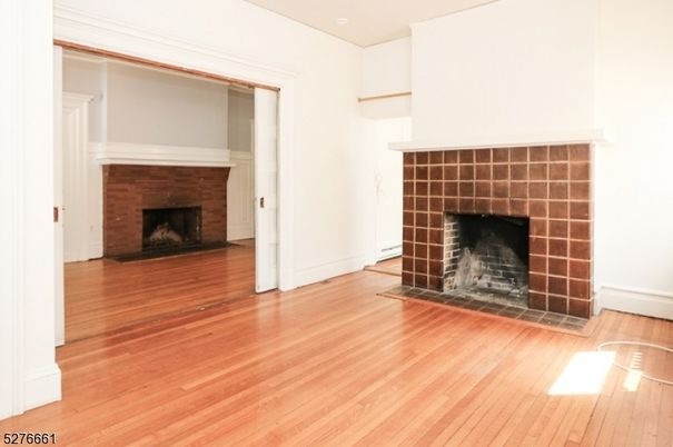 Empty room, Fireplace, Interior, Recessed Lighting, Wood Texture Flooring