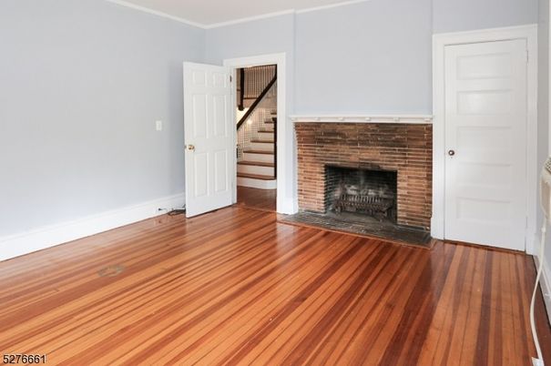 Empty room, Fireplace, Interior, Wood Texture Flooring