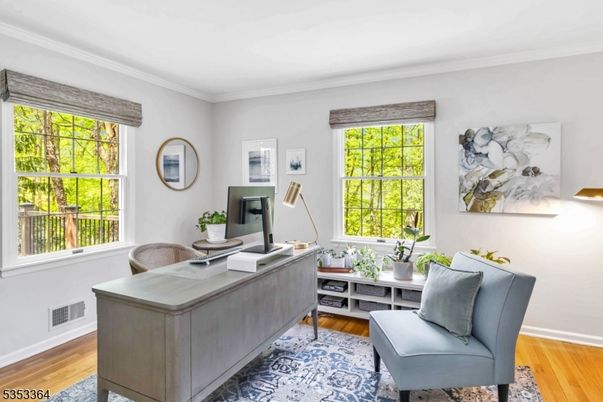 Home Office, Interior, Wood Texture Flooring