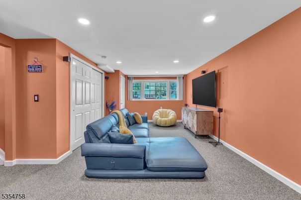 Interior, Living room, Recessed Lighting