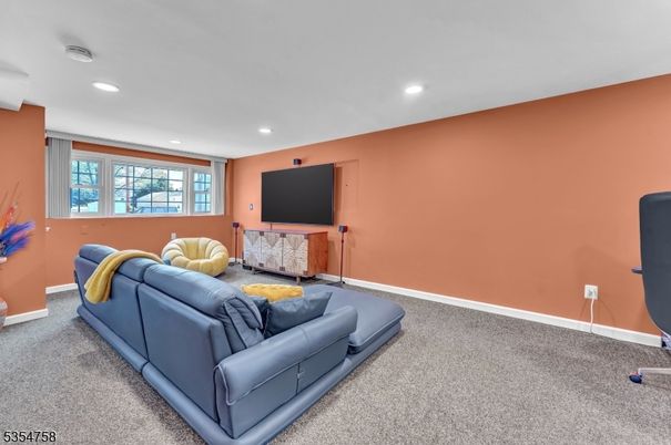 Interior, Living room, Recessed Lighting