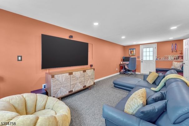Home Office, Interior, Living room, Recessed Lighting