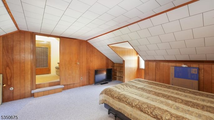 Bedroom, Interior, Wooden Walls