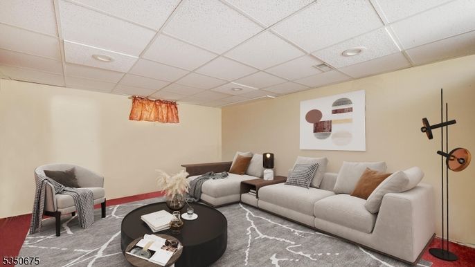 Interior, Living room, Recessed Lighting
