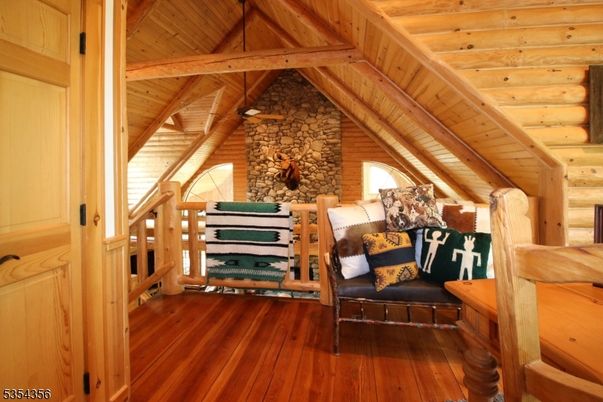Fireplace, Interior, Stone Walls, Wooden Beams, Wooden Ceilings, Wood Texture Flooring
