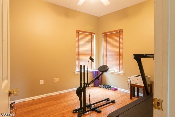 Fitness Equipment, Interior, Wood Texture Flooring