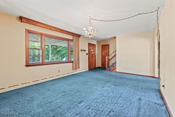 Chandelier, Empty room, Interior