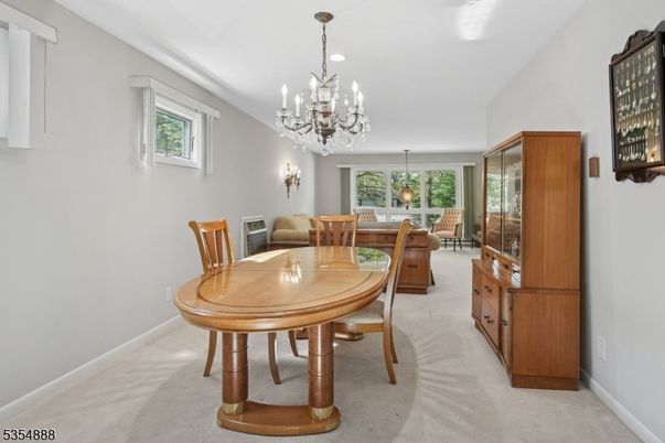 Chandelier, Dining room, Interior, Recessed Lighting