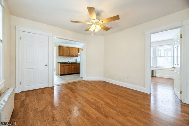 Empty room, Interior, Kitchen, Wood Texture Flooring
