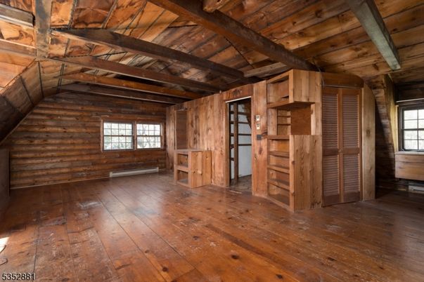 Empty room, Interior, Wooden Beams, Wooden Ceilings, Wood Texture Flooring, Wooden Walls