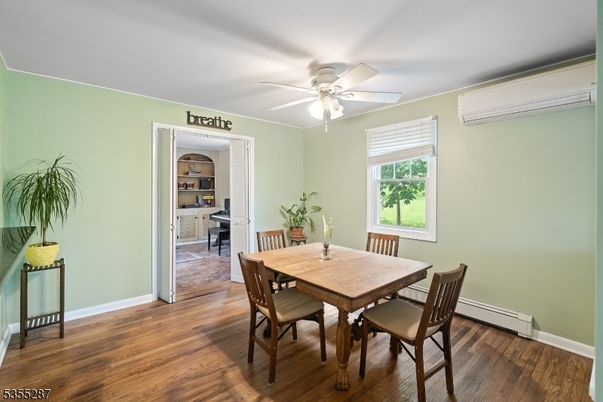Dining room, Interior, Wood Texture Flooring