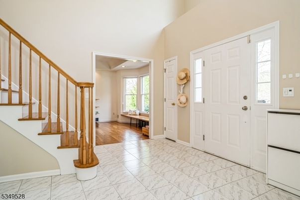 Interior, Marble, Recessed Lighting, Wood Texture Flooring