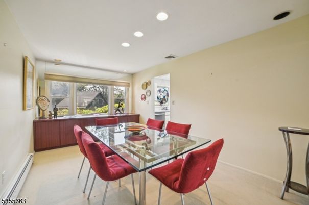Dining room, Interior, Recessed Lighting