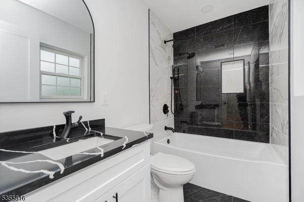 Bathroom, Glass Shower, Interior, Marble Walls