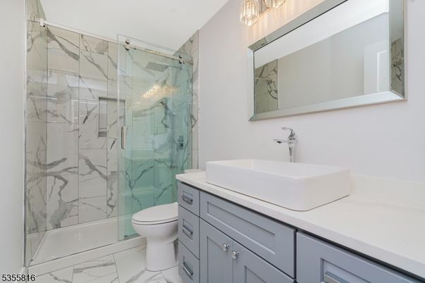 Bathroom, Glass Shower, Interior, Marble, Marble Walls