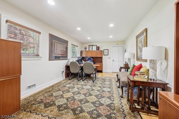 Home Office, Interior, Recessed Lighting