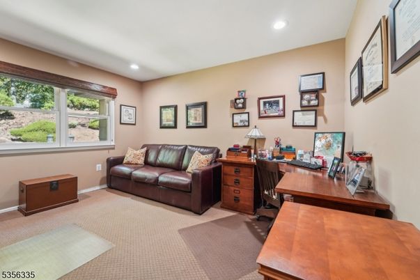 Home Office, Interior, Recessed Lighting
