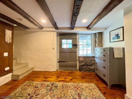 Interior, Recessed Lighting, Wooden Beams, Wood Texture Flooring