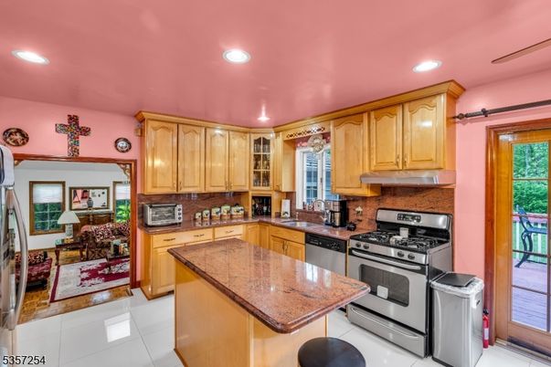 Interior, Kitchen, Recessed Lighting, Stainless Steel Appliances