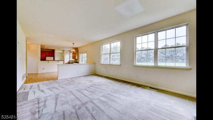 Empty room, Interior, Kitchen, Pendant Lights, Recessed Lighting