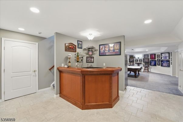 Billiard Table, Game Room, Interior, Pendant Lights, Recessed Lighting