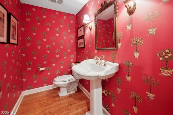 Bathroom, Interior, Wood Texture Flooring