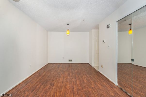 Empty room, Interior, Pendant Lights, Wood Texture Flooring