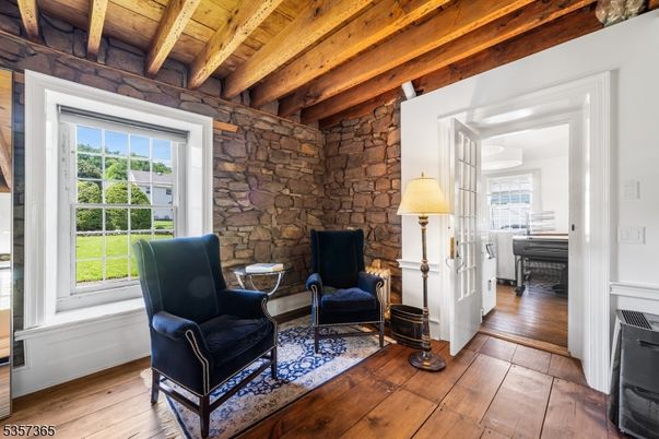 Interior, Piano, Stone Walls, Wooden Beams, Wooden Ceilings, Wood Texture Flooring