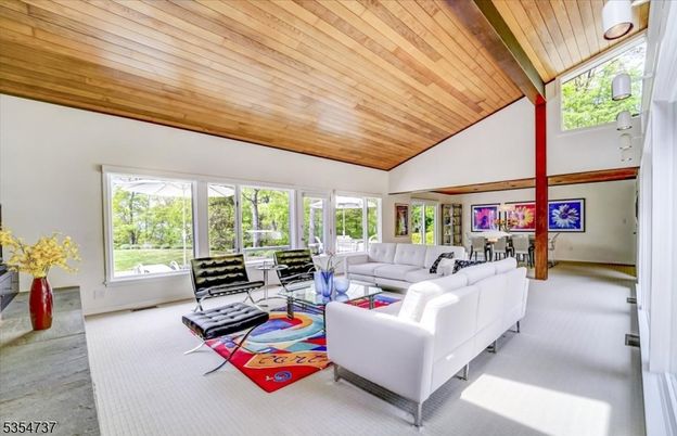 Interior, Living room, Wooden Ceilings