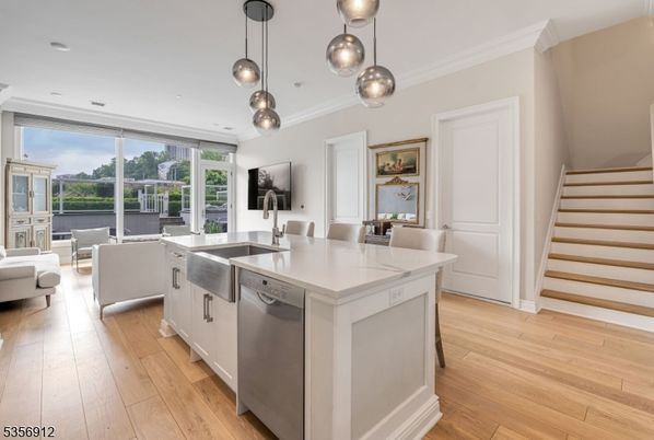 Dining room, Interior, Kitchen, Living room, Pendant Lights, Recessed Lighting, Wood Texture Flooring