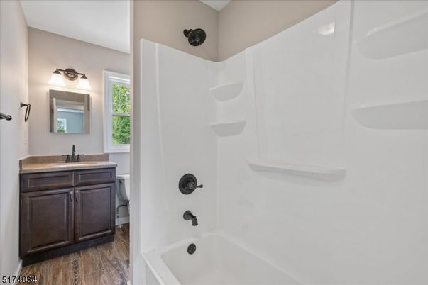 Bathroom, Interior, Wood Texture Flooring