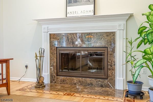 Fireplace, Interior, Wood Texture Flooring