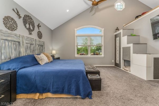 Bedroom, Fireplace, Interior, Recessed Lighting