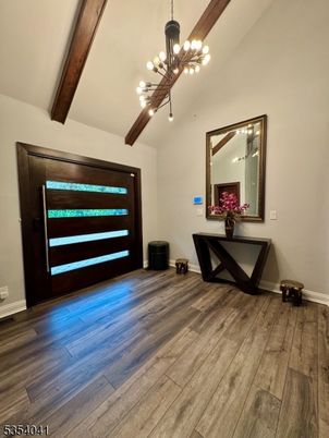 Interior, Pendant Lights, Wooden Beams, Wood Texture Flooring