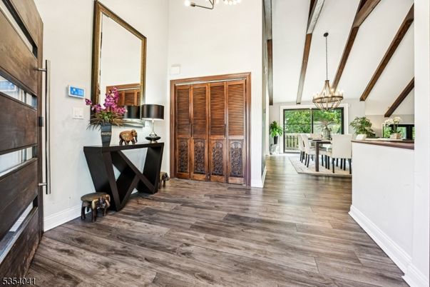 Chandelier, Dining room, Interior, Pendant Lights, Wood Texture Flooring