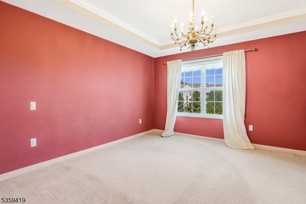 Chandelier, Empty room, Interior