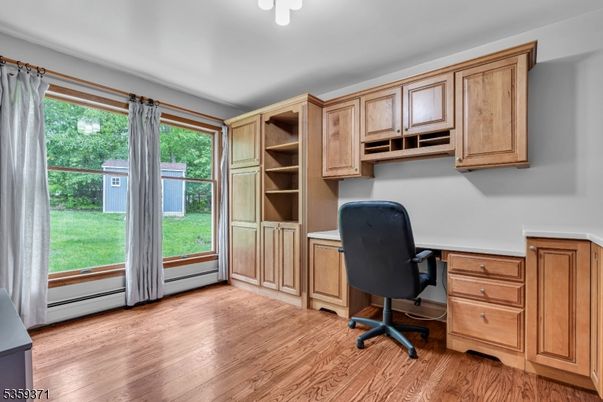 Home Office, Interior, Wood Texture Flooring