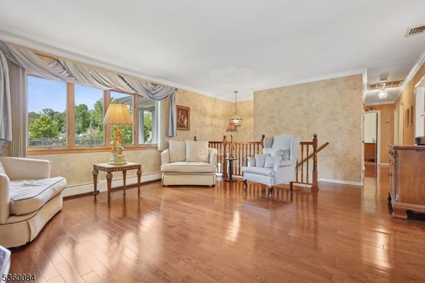 Chandelier, Interior, Living room, Pendant Lights, Wood Texture Flooring