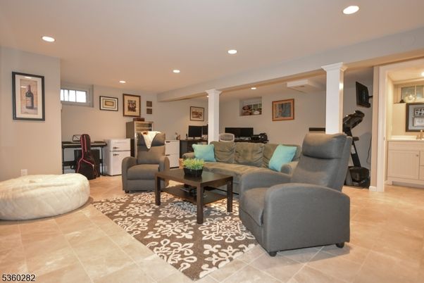 Interior, Living room, Recessed Lighting