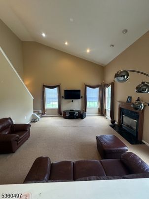Fireplace, Interior, Living room, Recessed Lighting