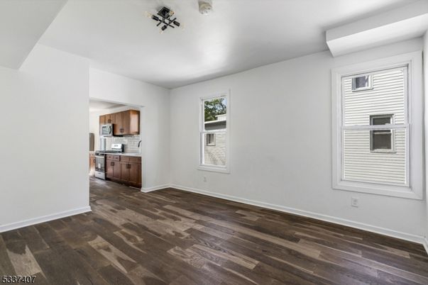 Empty room, Interior, Kitchen, Wood Texture Flooring