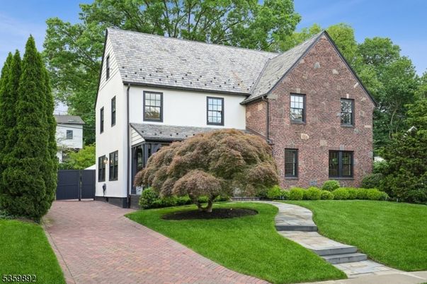 Exterior, Facade, Brick Facade, Tudor Revival